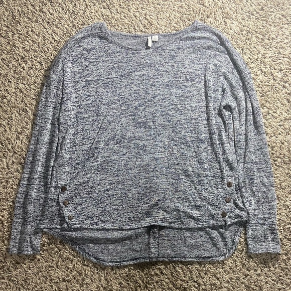 patch sleeve sweater